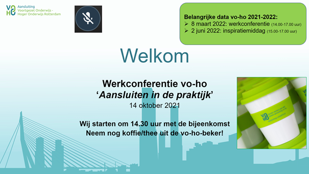 Terugblik conferenties samenwerkingsverband vo-ho september en oktober 2021